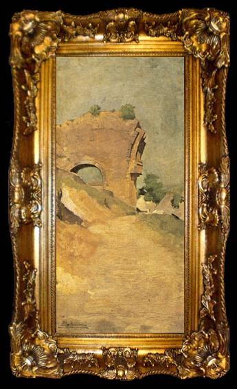 framed  Leonor de Almeida Portugal Ruins, ta009-2